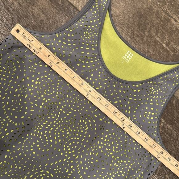 Title Nine Nimblene Eyelet Illusion Sleeveless Active Dress Size L - Picture 4 of 9